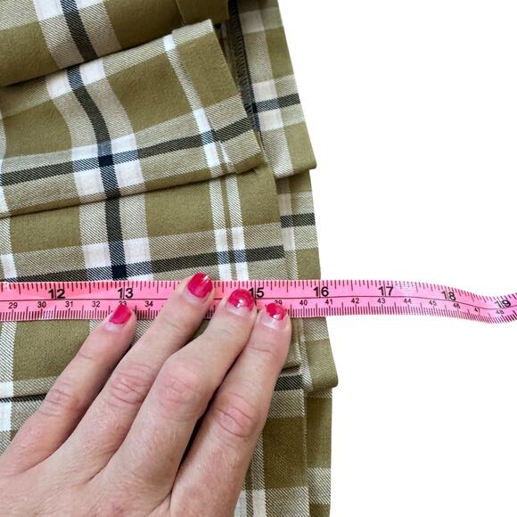 Aritzia Sunday Best Olive Micro Pleated Skirt - Picture 8 of 8